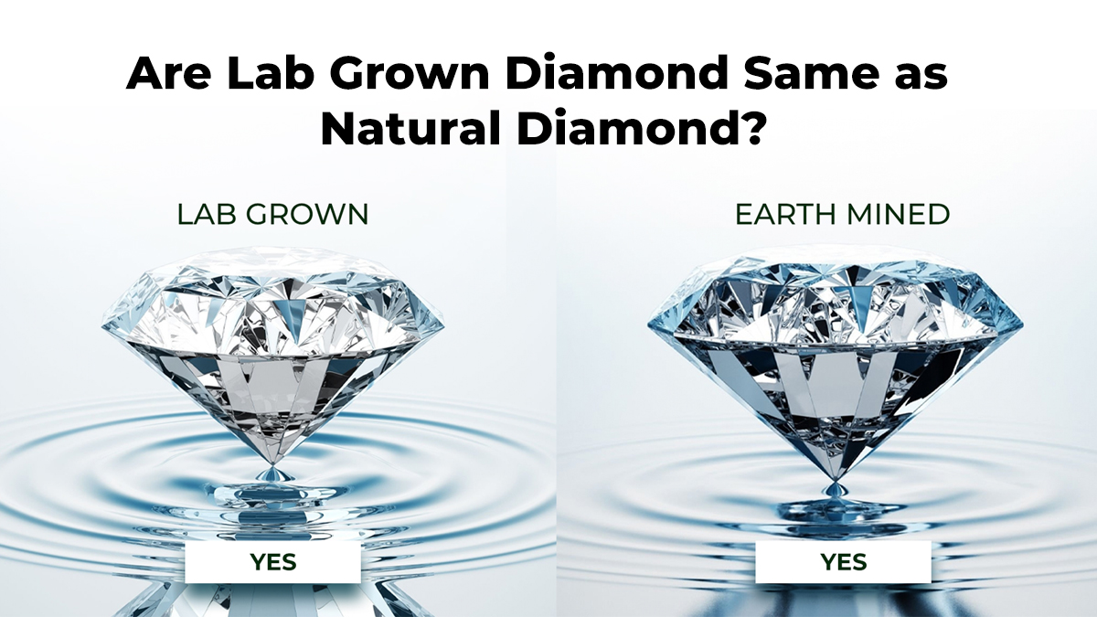 Are lab grown diamond same as natural diamond